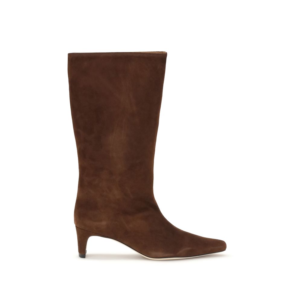 Staud Braune Lammfell-Knöchelstiefel Ovis Aries Aries